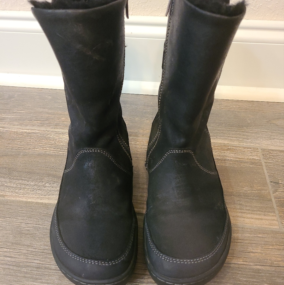 Birkenstock Woodbury fur lined boots 38